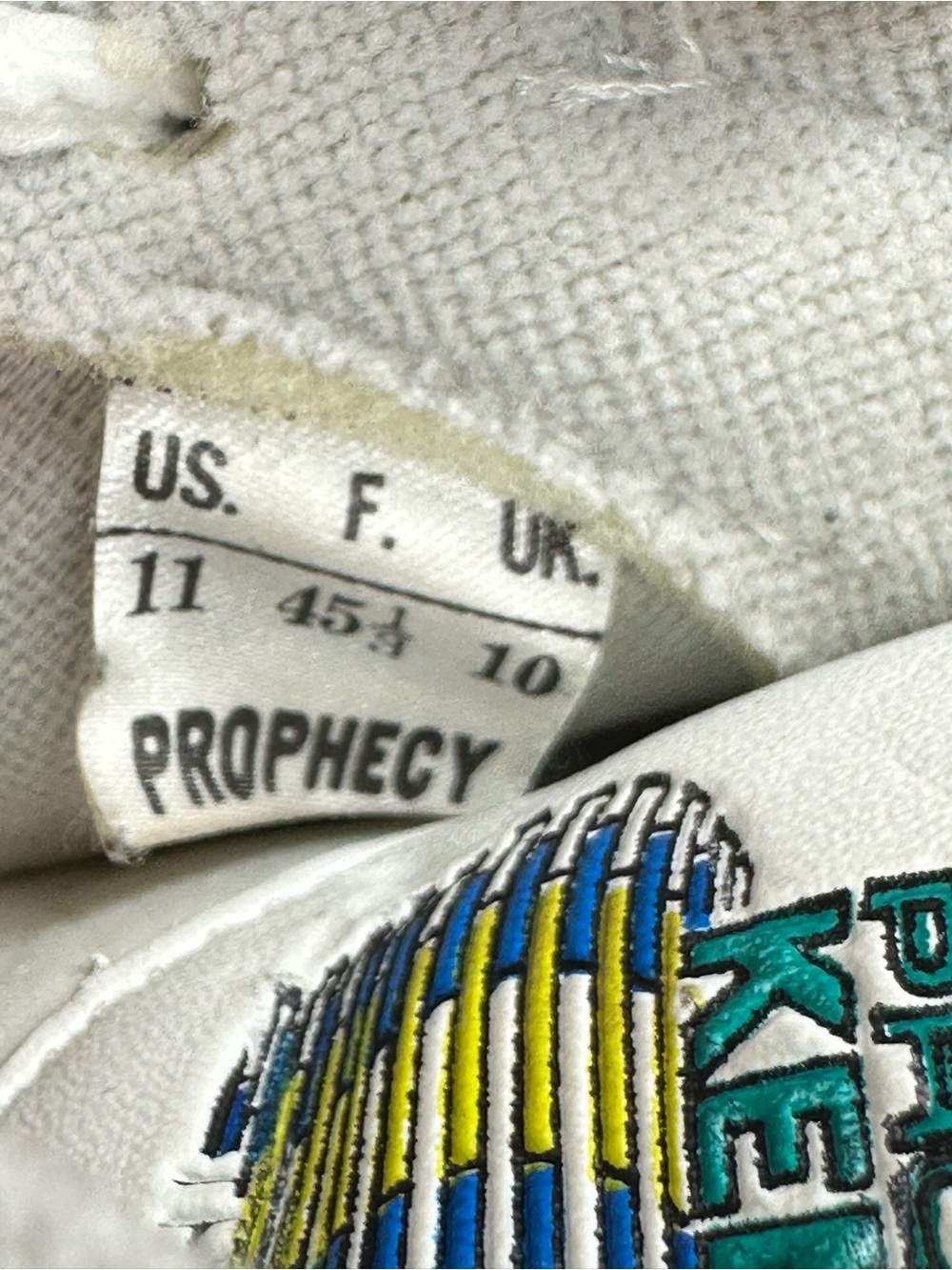 Vintage 90s Pro Kennex Prophecy Tennis Shoes Men’s 11 White Blue Teal KN-30008 - Picture 6 of 9